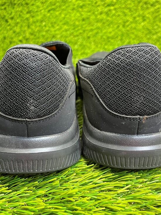 Skechers Flex Advantage Mens Size 9.5 Black Slip Resistant Slip On Work Shoes main image 4